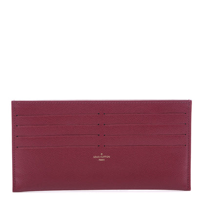 Louis Vuitton Calfskin Felicie Card Holder Insert Fuchsia 1 of 7