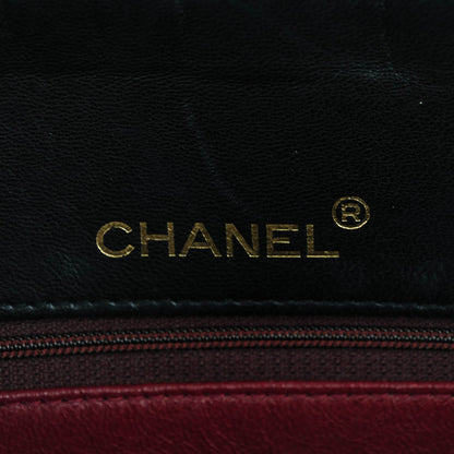 Chanel Lambskin Quilted Shoulder Bag Black 6 of 9