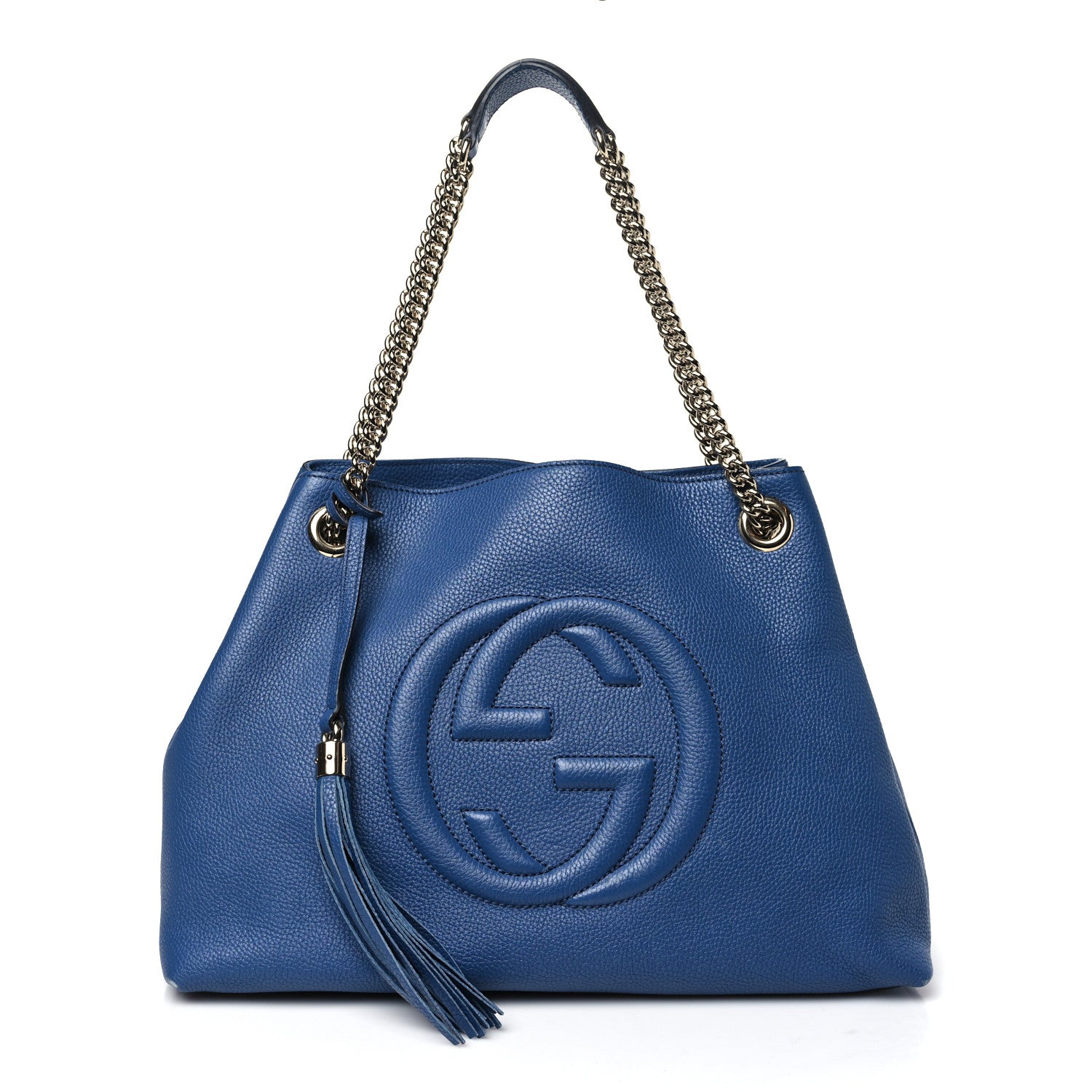 Gucci Cellarius Calfskin Medium Soho Chain Shoulder Bag Caspian 1 of 11