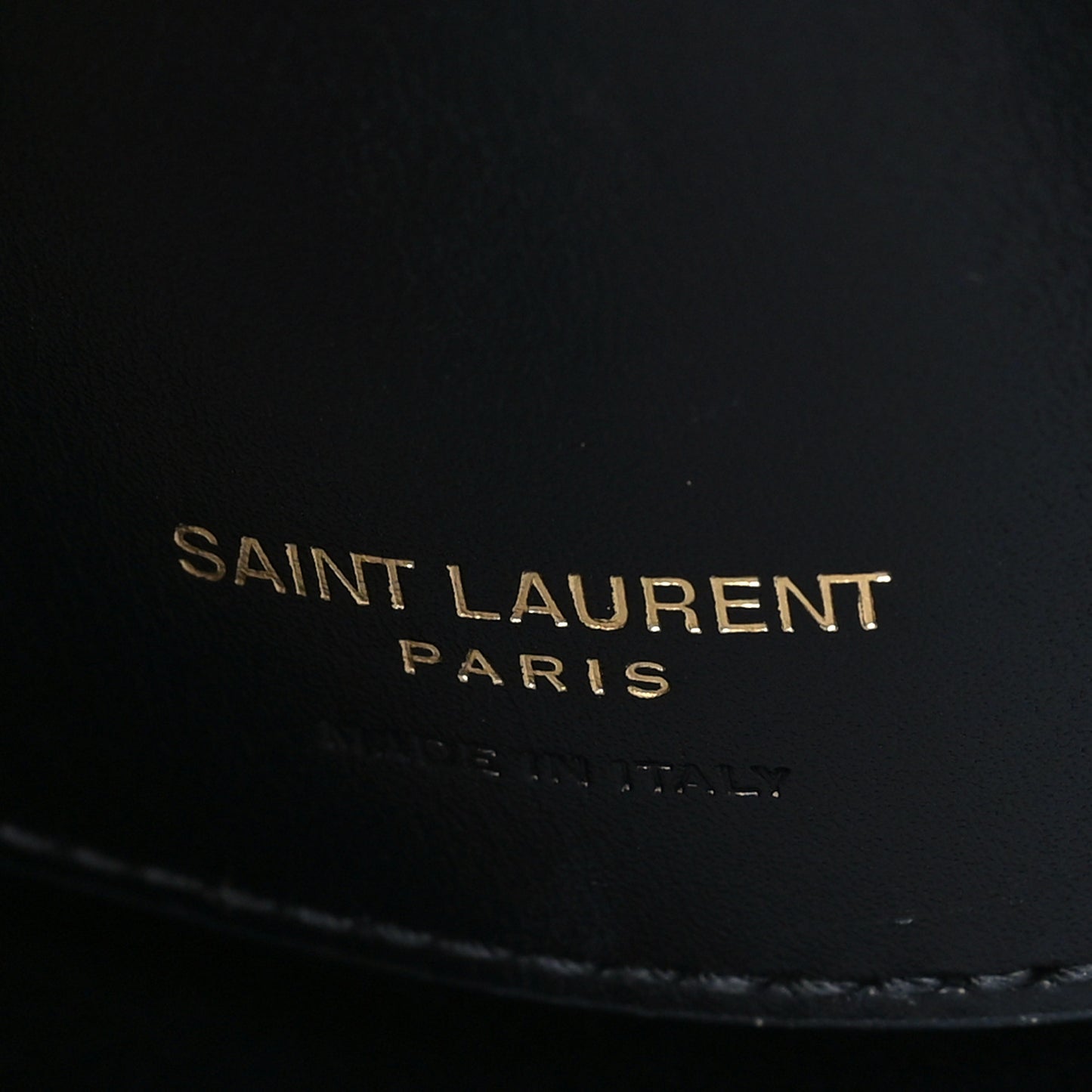Smooth Shiny Calfskin Monogram Le 37 Bucket Bag Black