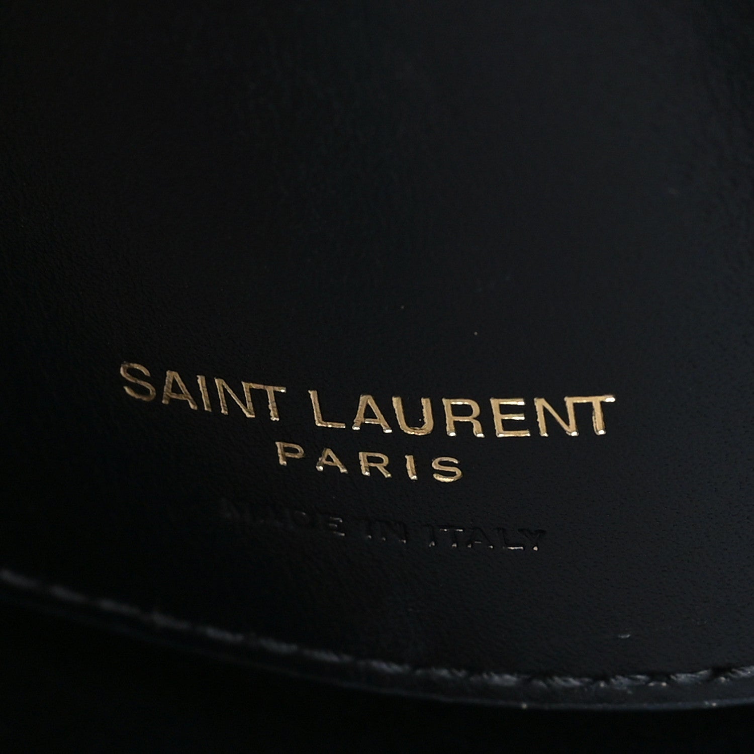 Saint Laurent Smooth Shiny Calfskin Monogram Le 37 Bucket Bag Black 7 of 9