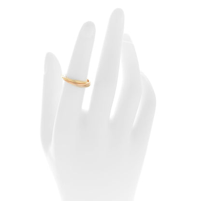 Cartier 18K Pink Yellow White Gold Extra Small Trinity Ring 51 5.75 2 of 5