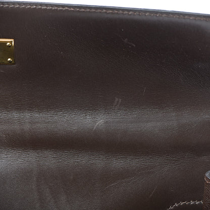 Hermes Box Kelly Sellier 35 Chocolate 41 of 44