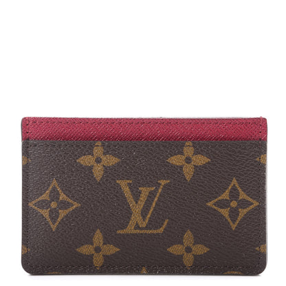 Louis Vuitton Monogram Card Holder Fuchsia 1 of 7