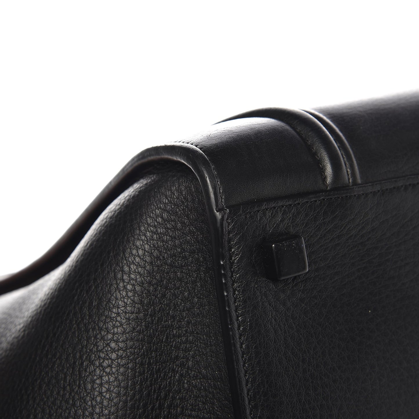 Supple Calfskin Medium Phantom Luggage Black