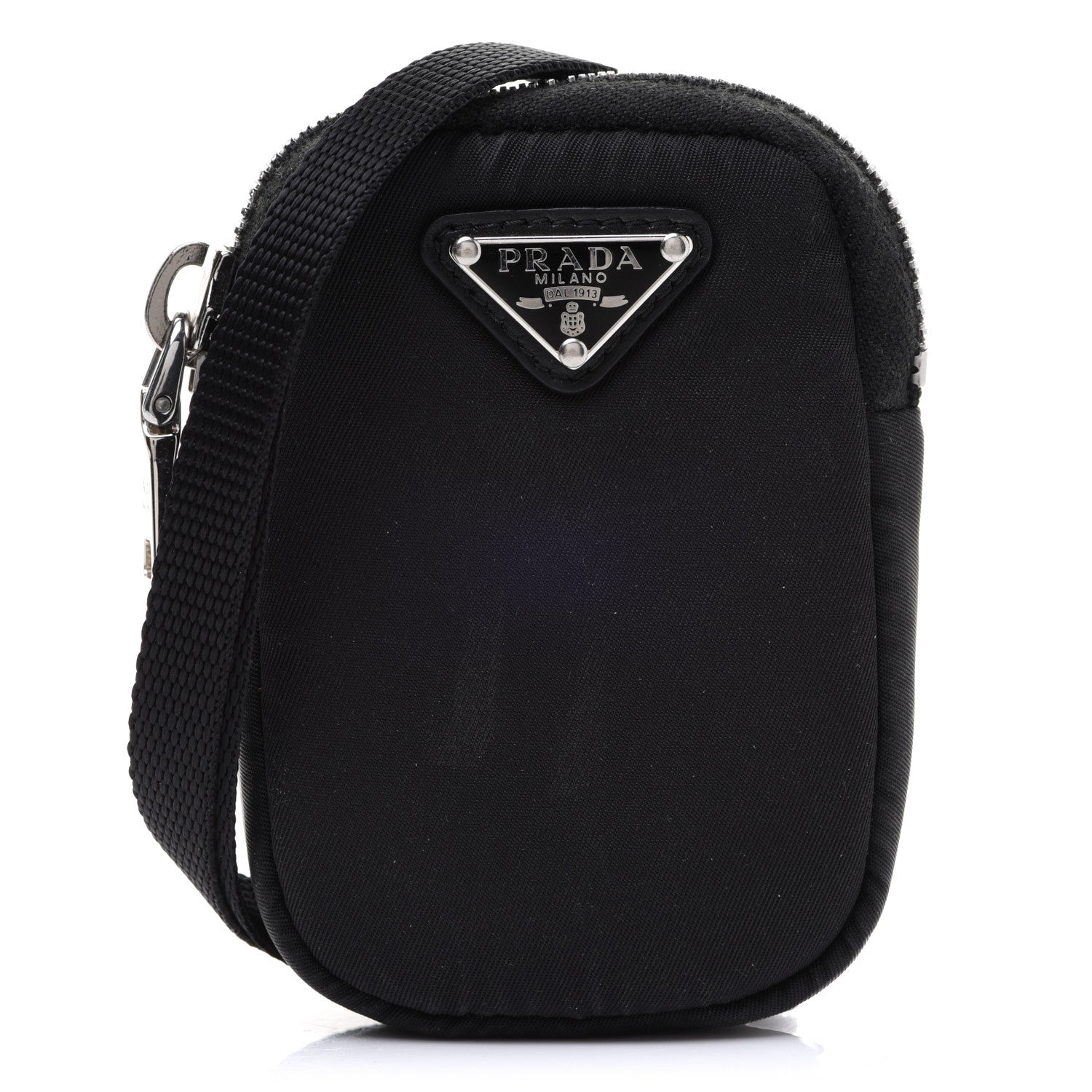 Prada Tessuto Nylon Mini Pouch Black 1 of 9