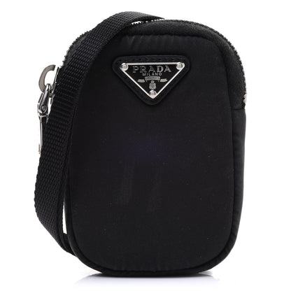 Prada Tessuto Nylon Mini Pouch Black 1 of 9