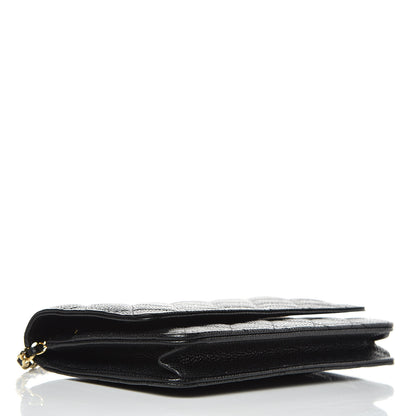 Chanel Caviar Quilted Wallet On Chain WOC Black 4 of 9