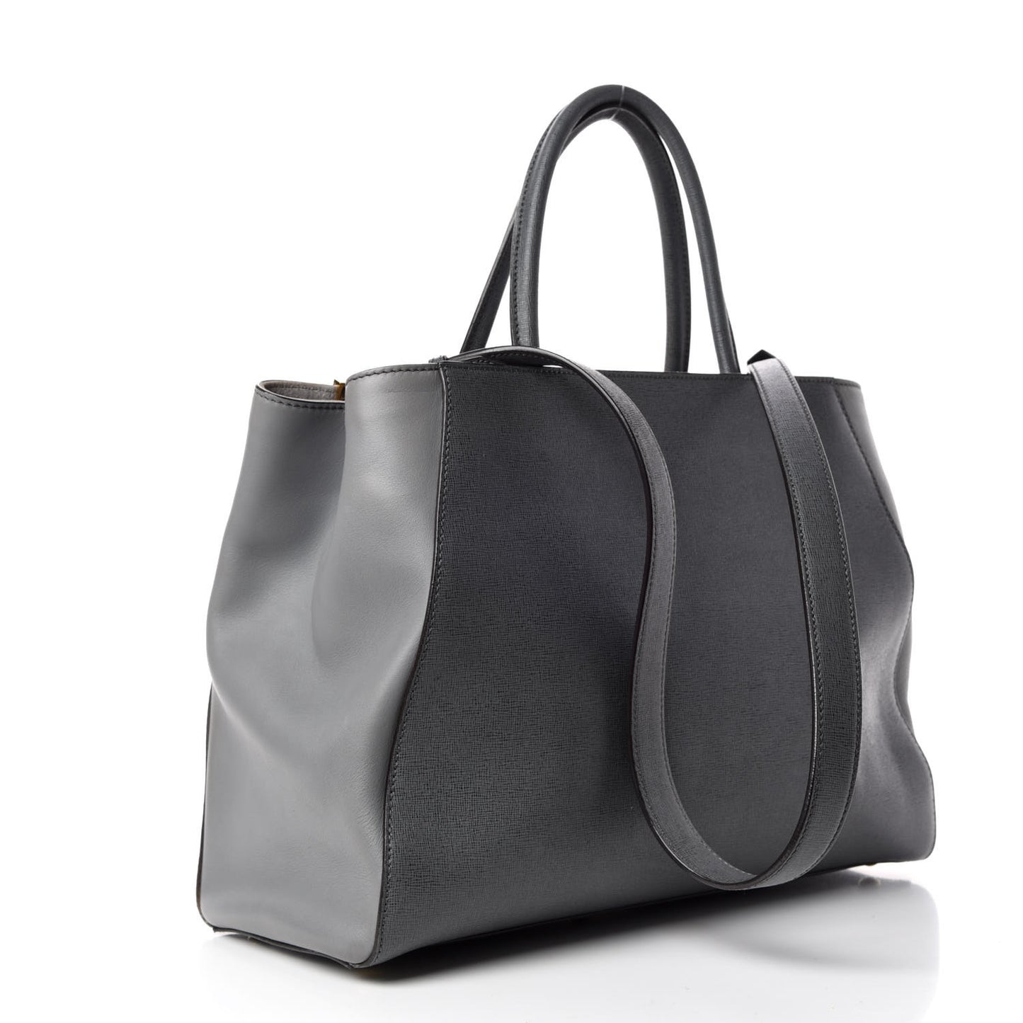 Vitello Elite Flamingo Regular 2Jours Tote Grigio Grigio Chiaro