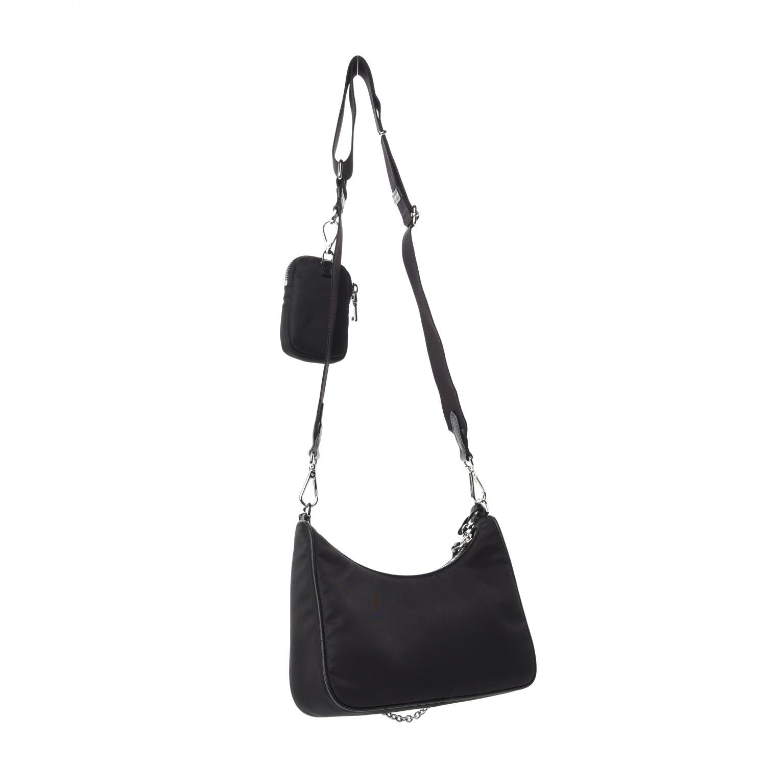 Prada Nylon Re-Edition 2005 Shoulder Bag Black 3 of 11