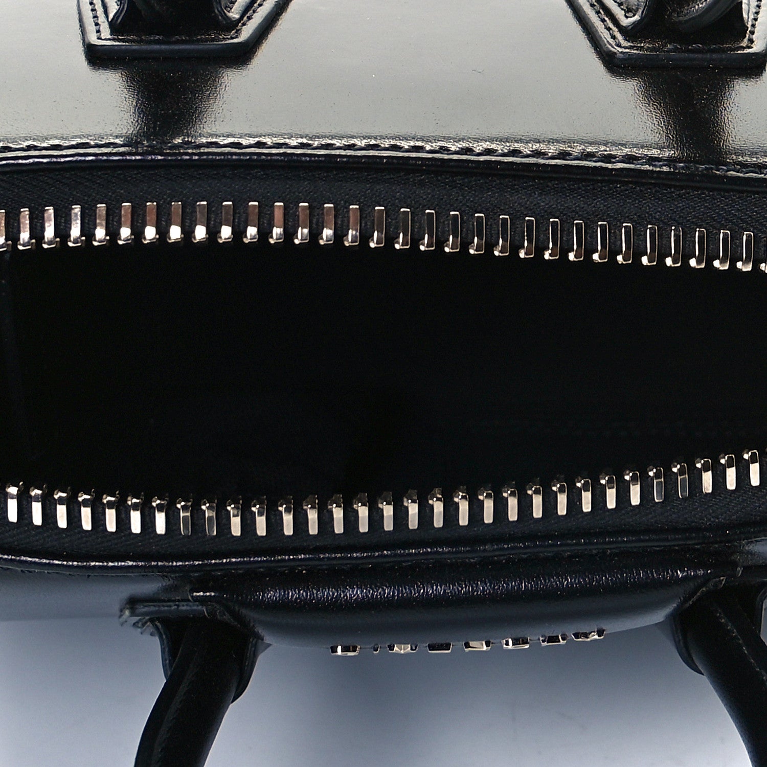 Givenchy Shiny Lord Calfskin Mini Antigona Black 7 of 7