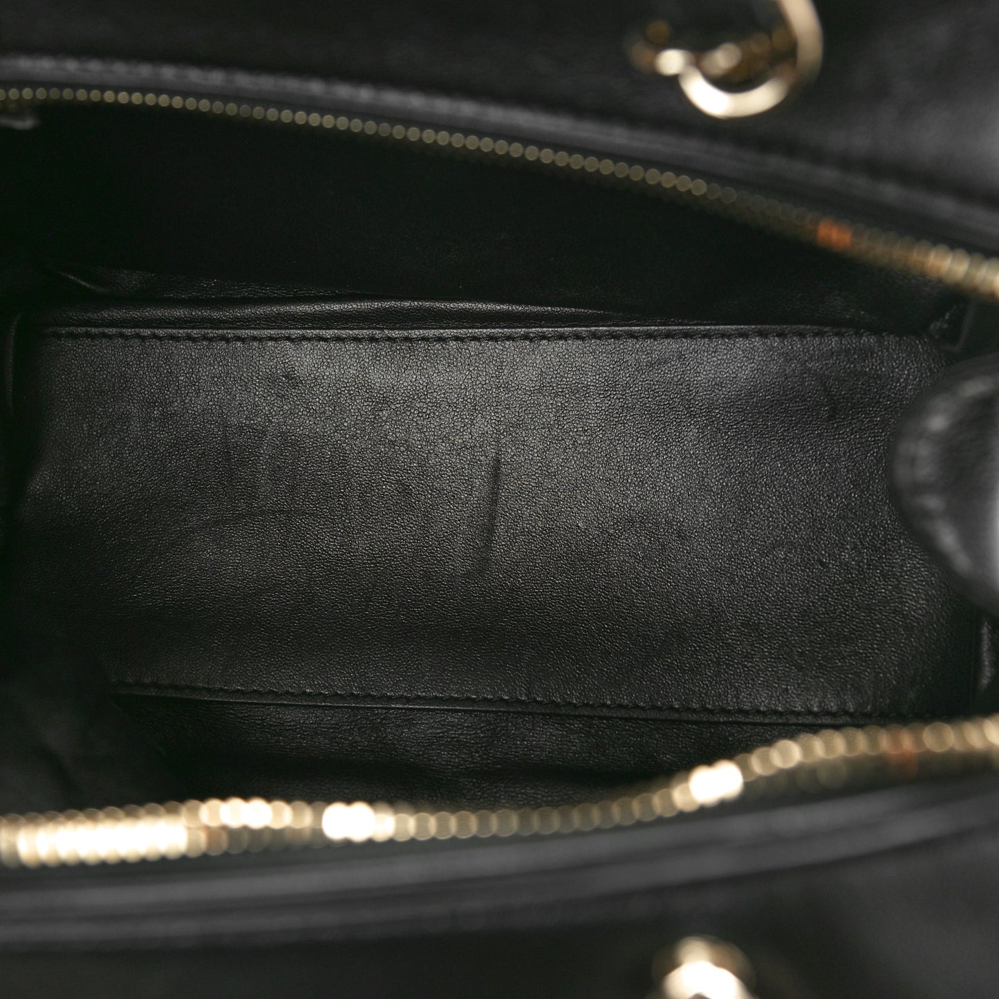 Lambskin Quilted Easy Carry Bowling Bag Black