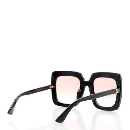 Gucci Acetate Crystal Oversize Sunglasses GG0148S Black 4 of 8