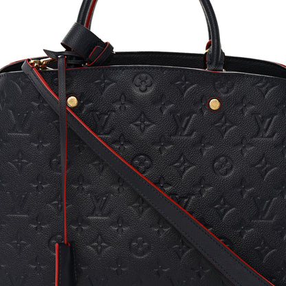 Louis Vuitton Empreinte Montaigne GM Marine Rouge 9 of 15
