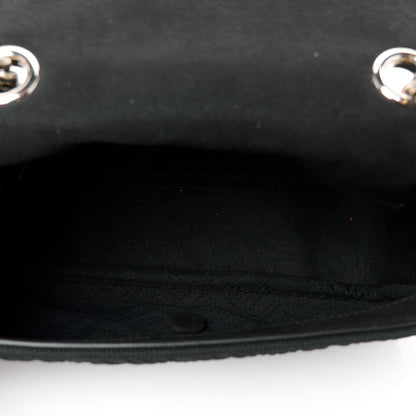 Fendi Technical Fabric FF Midi Chain Baguette Black 5 of 11