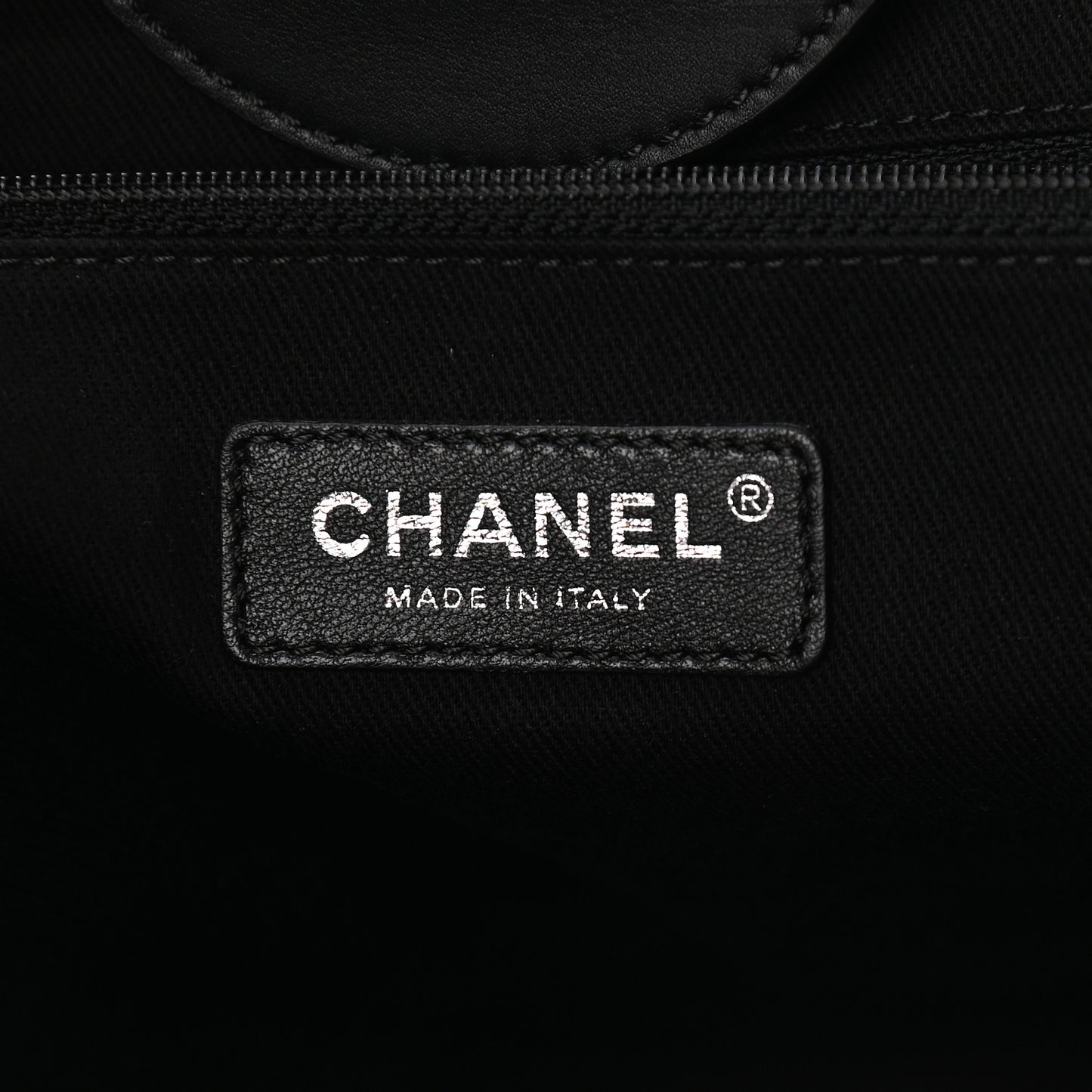 Shearling Large Deauville Tote Black