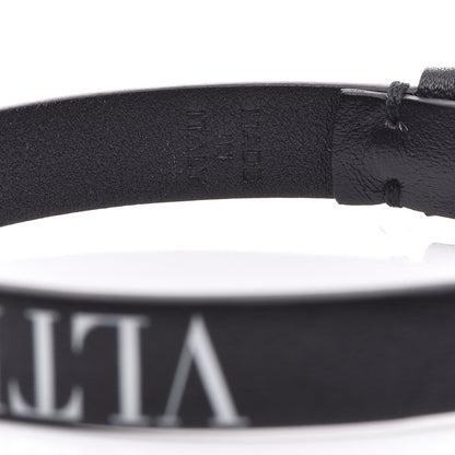Valentino Garavani Vitello VLTN Bracelet Black 4 of 5
