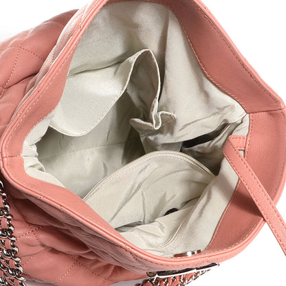 Chanel Washed Lambskin Chain Around Hobo Pink 5 of 7