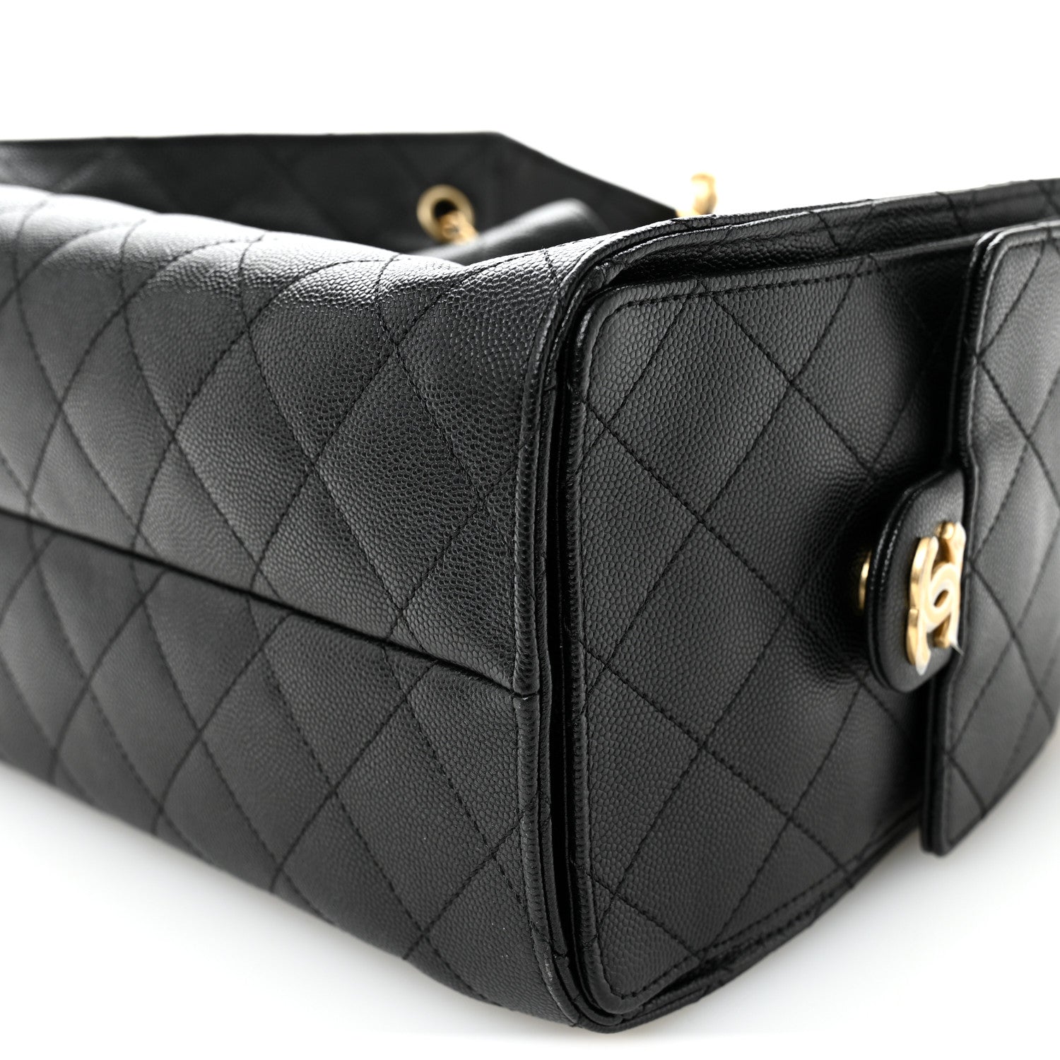 Chanel Caviar Quilted Small Chanel 25 Handbag Black 10 of 10