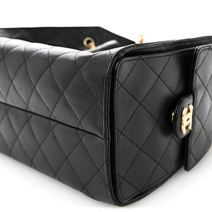 Chanel Caviar Quilted Small Chanel 25 Handbag Black 10 of 10