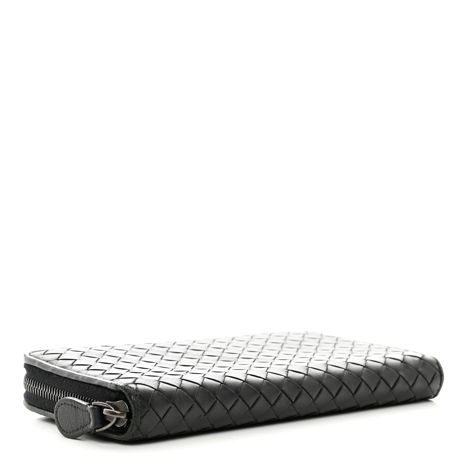 Bottega Veneta Nappa Intrecciato Zip Around Wallet Black 4 of 9