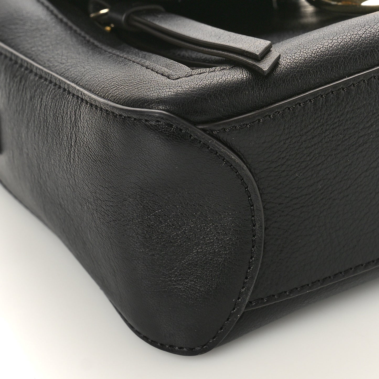 Calfskin Mini Faye Day Shoulder Bag Black