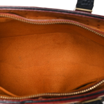 Louis Vuitton Monogram Ostrich Macha Waltz 5 of 9