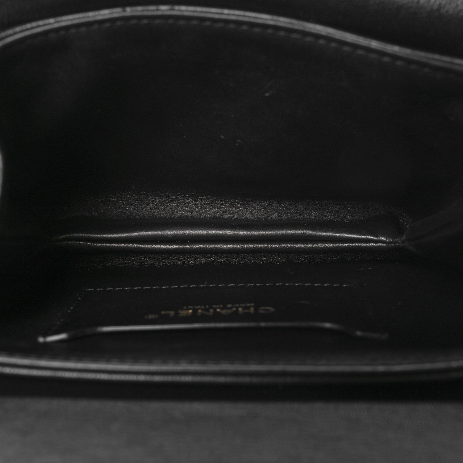 Chanel Caviar Quilted Mini Top Handle Flap Black 5 of 12