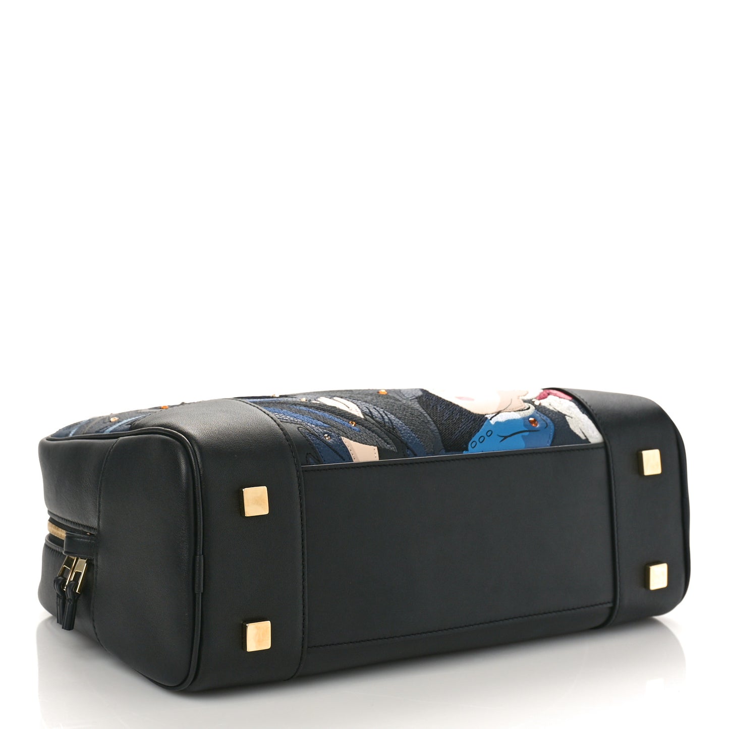 X HOWLS MOVING CASTLE Calfskin Amazona 28 Black