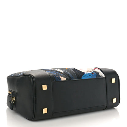 Loewe X HOWLS MOVING CASTLE Calfskin Amazona 28 Black 4 of 8