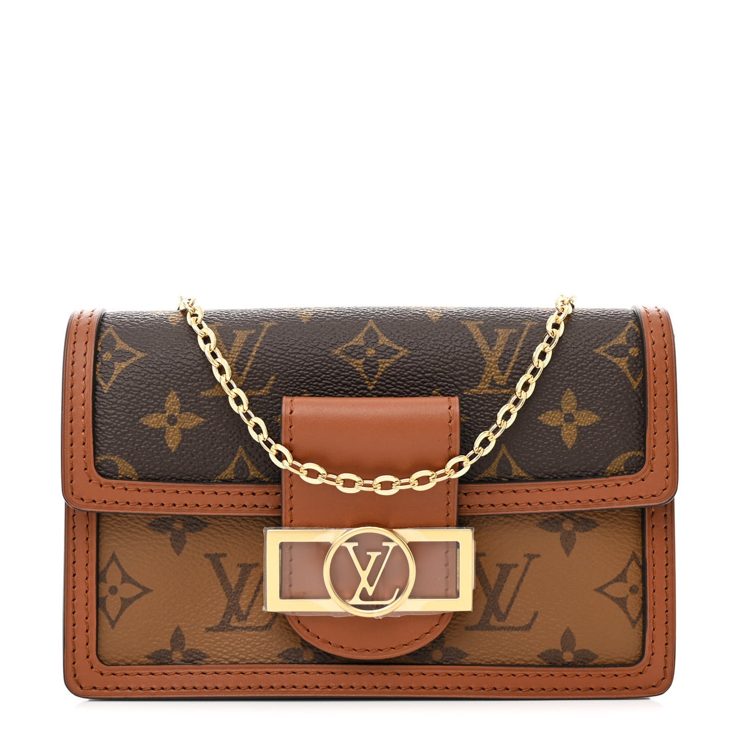 Reverse Monogram Dauphine Chain Wallet