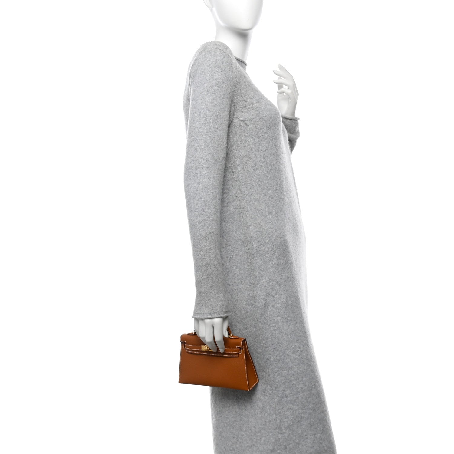 Hermes Epsom Mini Kelly Sellier 20 Gold 2 of 12