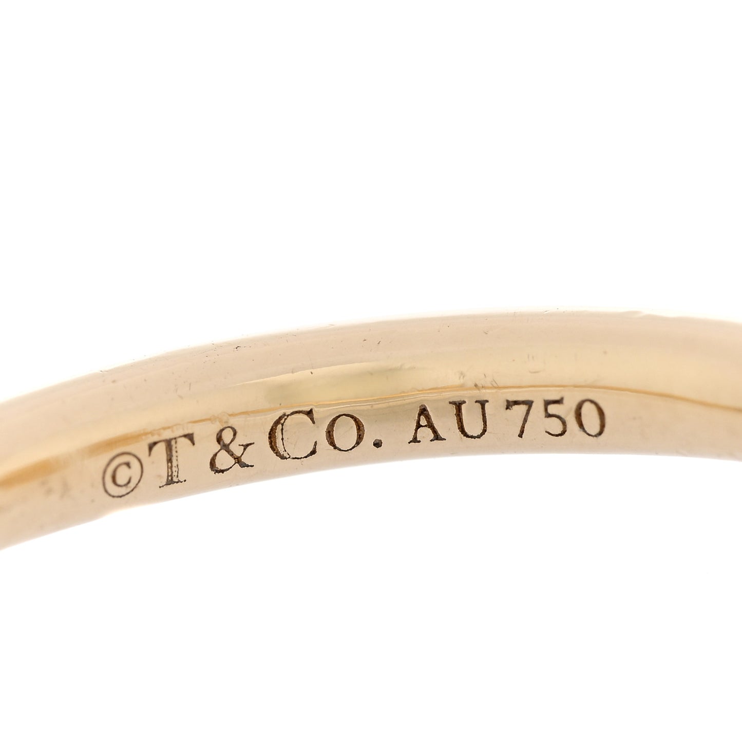 18K Yellow Gold T Wire Ring 47 4