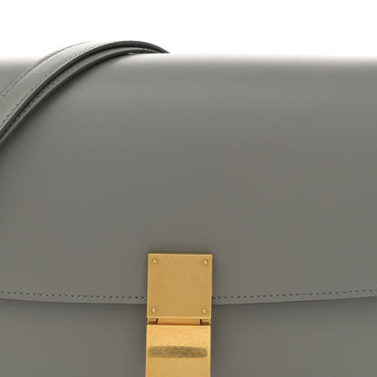 Celine Box Calfskin Medium Classic Box Flap Bag Light Charcoal 8 of 11