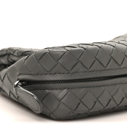 Bottega Veneta Nappa Intrecciato Small Chain Crossbody Light Grey 8 of 9