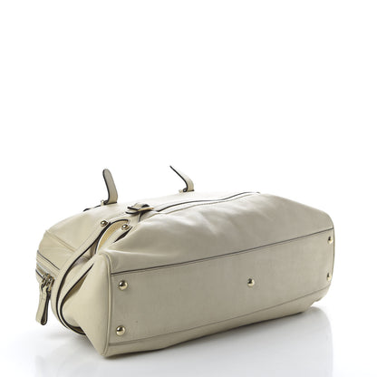 Gucci Calfskin Signature XL Bowler Ivory 4 of 16