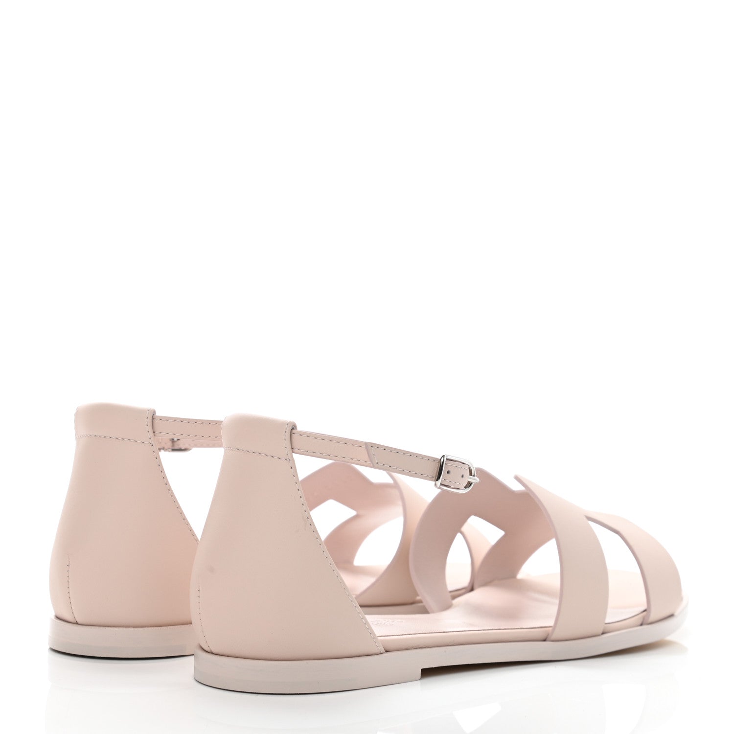 Hermes Calfskin Santorini Sandals 38 Rose Petale 4 of 9