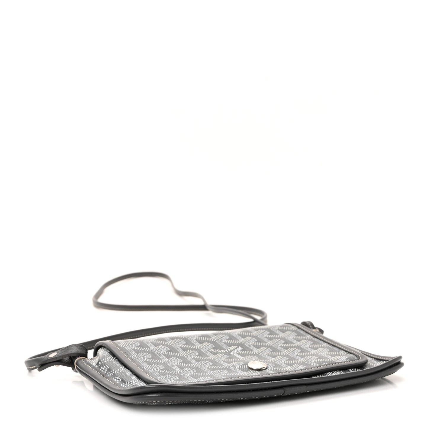 Goyardine Plumet Wallet Clutch Grey