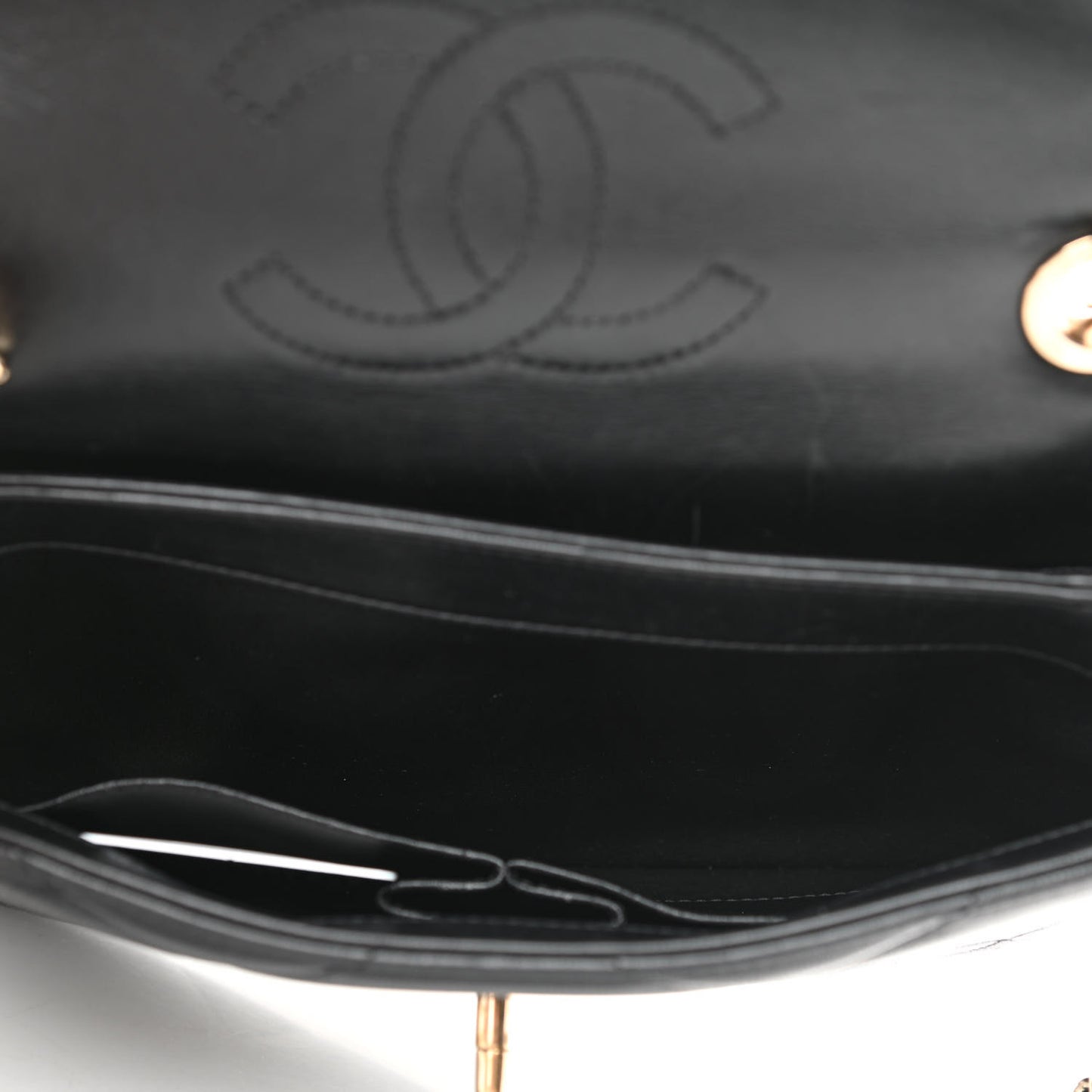 Lambskin Quilted Medium Trendy CC Flap Black