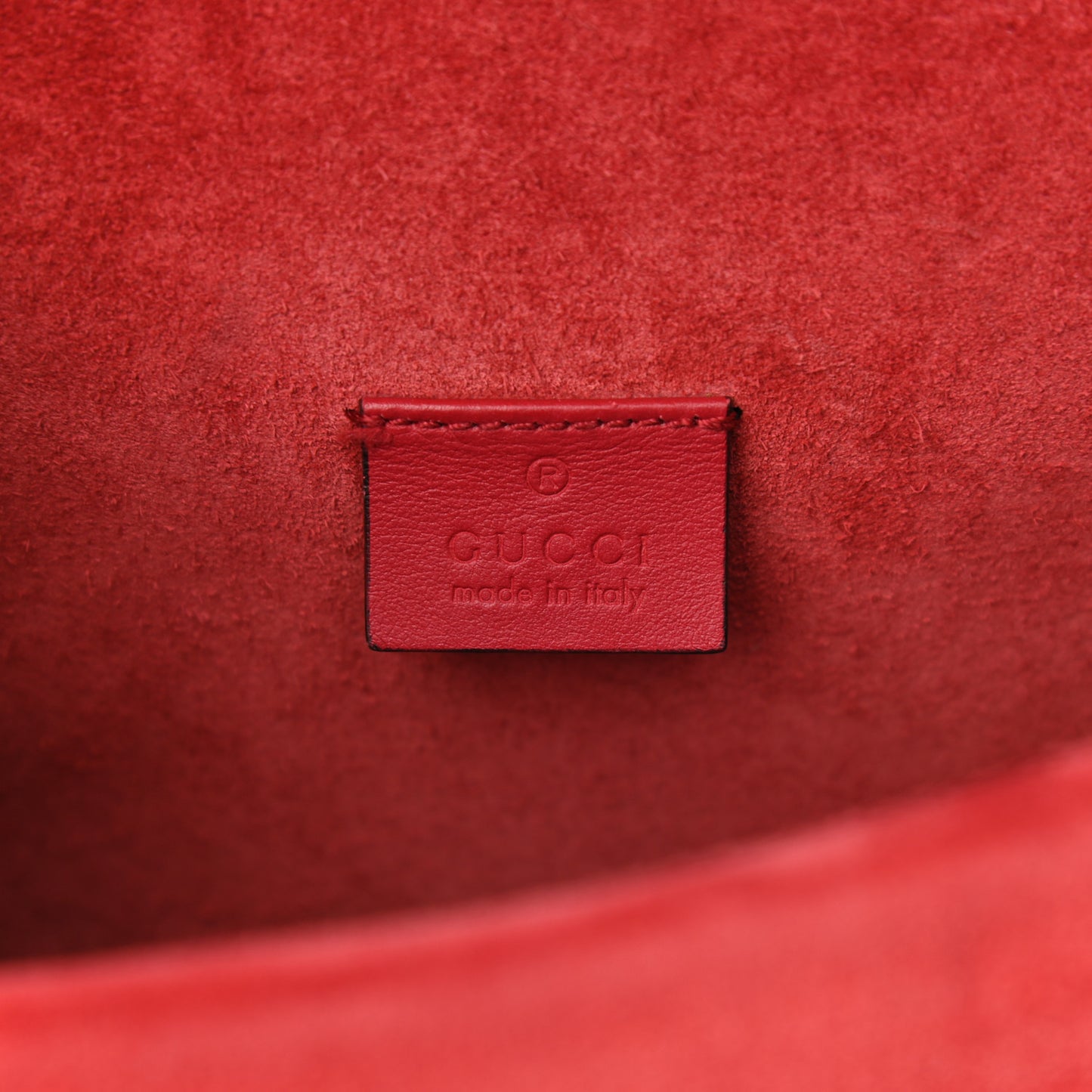 GG Supreme Monogram Mini Dionysus Shoulder Bag Hibiscus Red