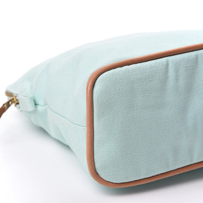 Hermes Cotton Canvas Bolide Travel Cosmetic Pouch MM 7 of 9