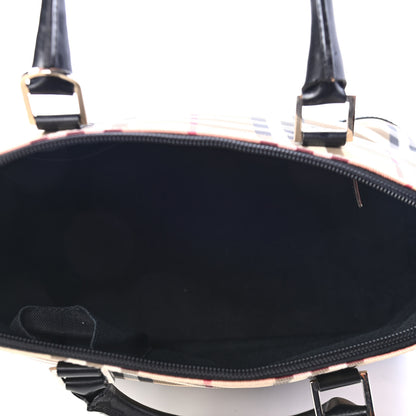 Burberry House Check Large Bowler Tote Black 7 of 8
