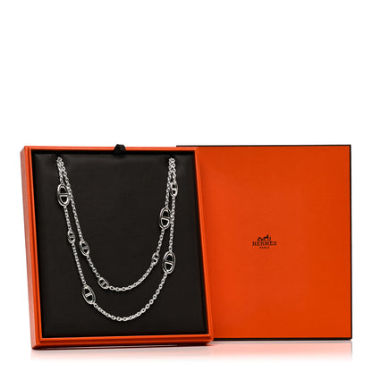 Hermes Sterling Silver Farandole Necklace 120 6 of 6