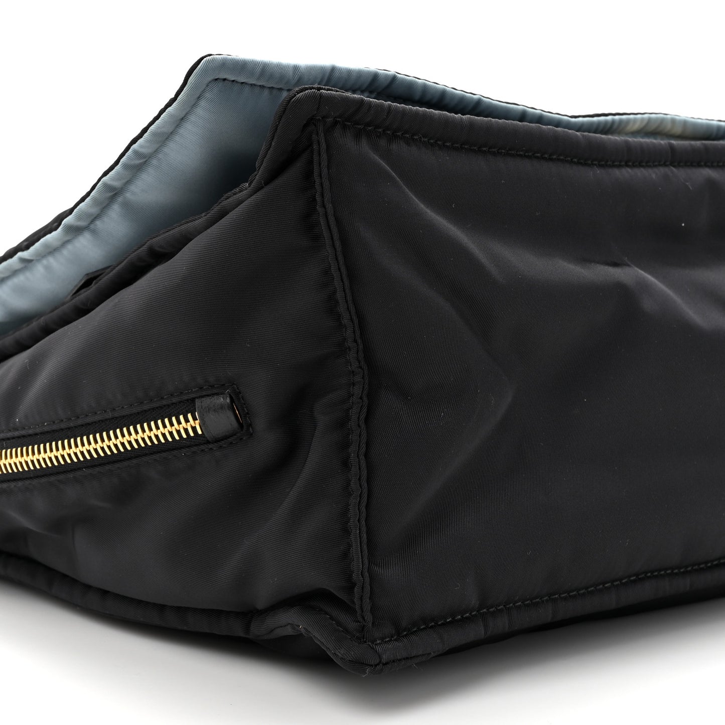 Tessuto Nylon Etiquette Flap Black