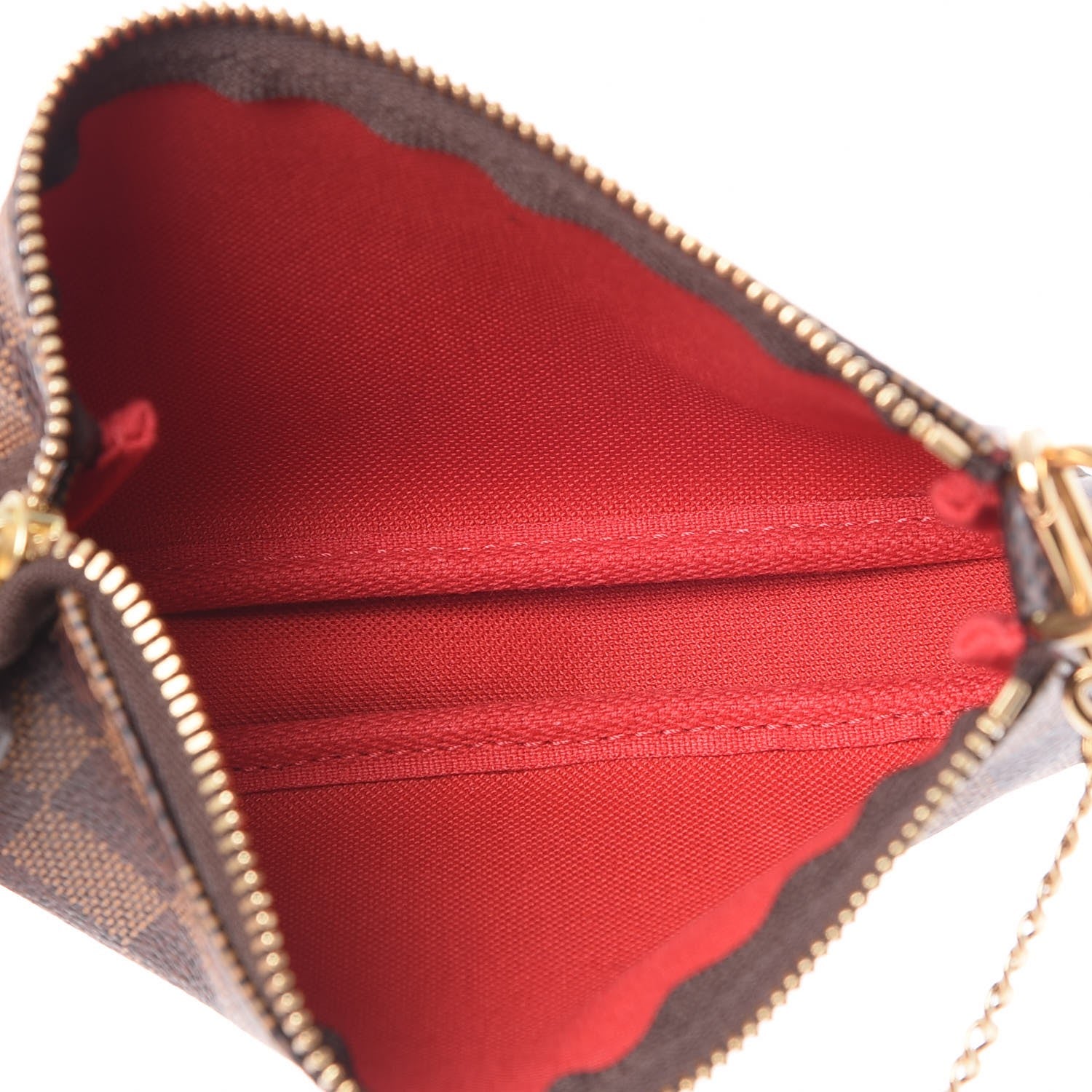 Louis Vuitton Damier Ebene Mini Pochette Accessories 5 of 9
