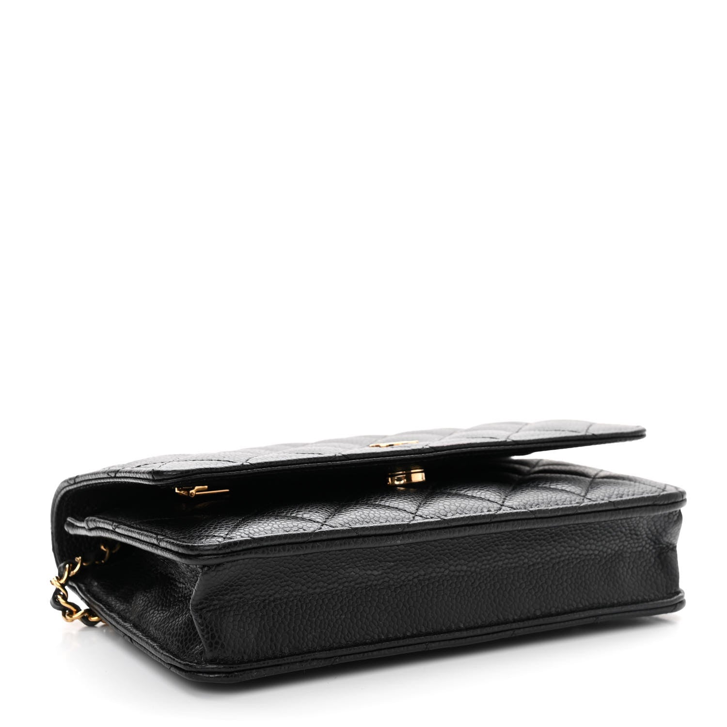 Chanel Caviar Quilted Wallet on Chain WOC Black 4 of 14