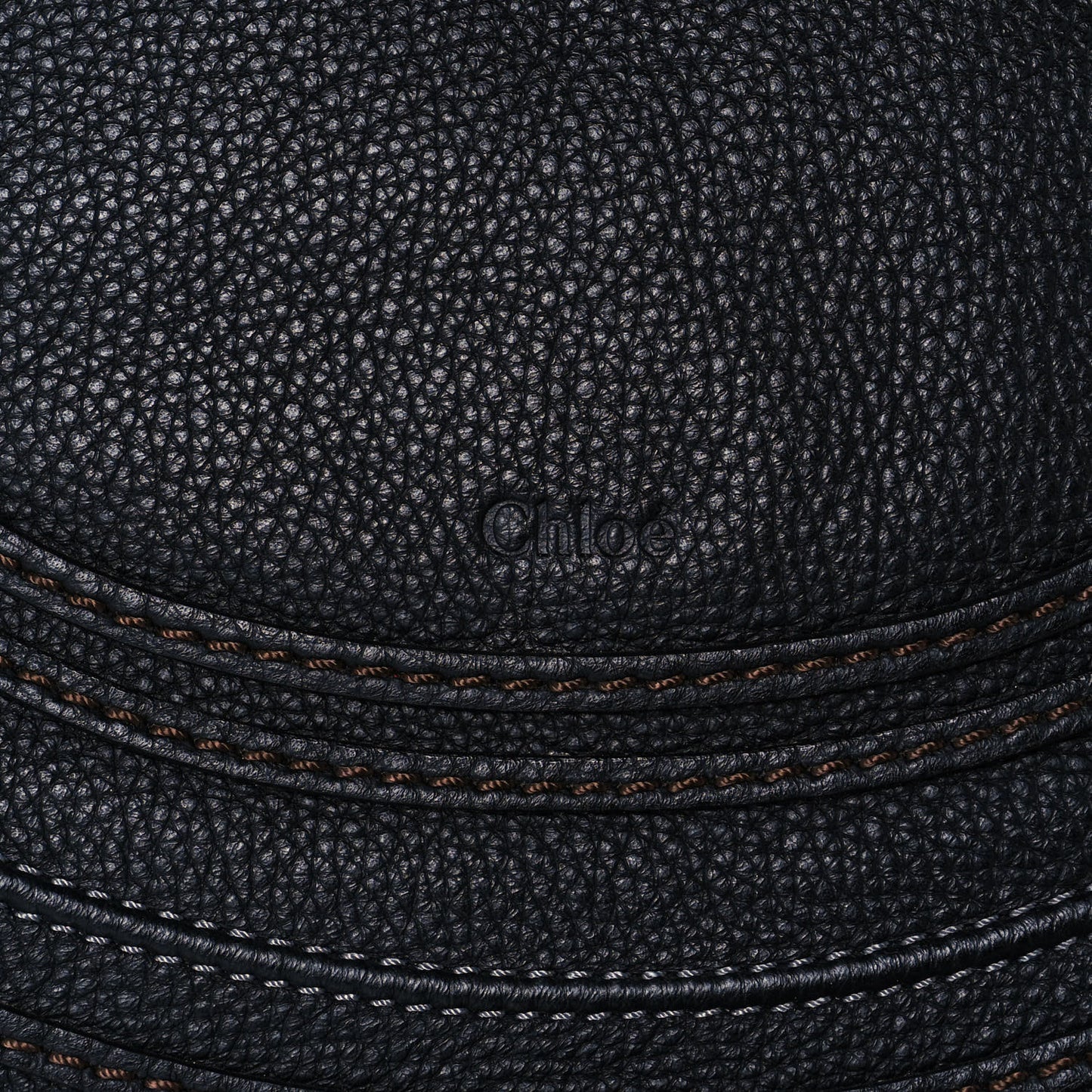 Calfskin Medium Marcie Round Crossbody Bag Black