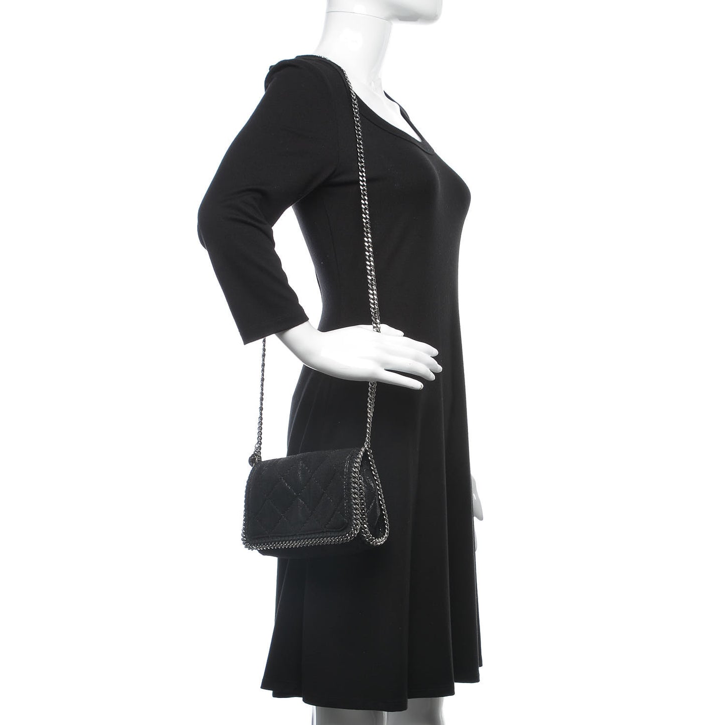 Shaggy Deer Falabella Crossbody Bag Black