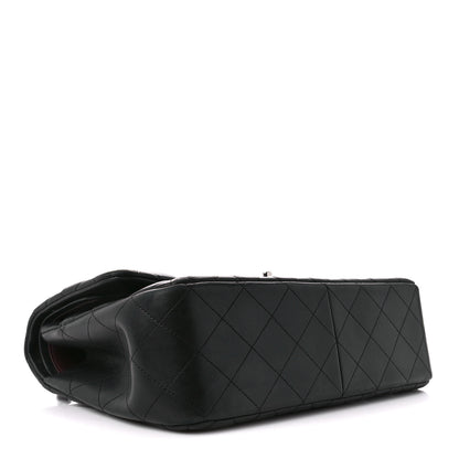 Chanel Lambskin Quilted Jumbo Double Flap Black 4 of 12