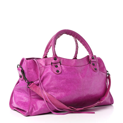 Balenciaga Agneau Classic Hardware Part Time Magenta 3 of 11